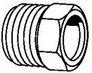 Male Invert Tube Nut - Steel