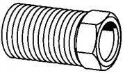 Male Invert Tube Nut - Long